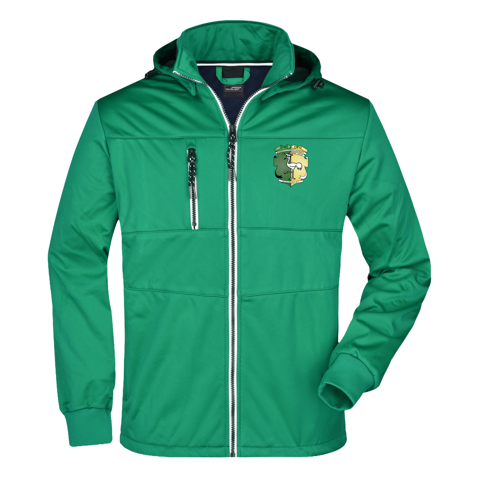 Grün-Gold Wurzbach Softshelljacke