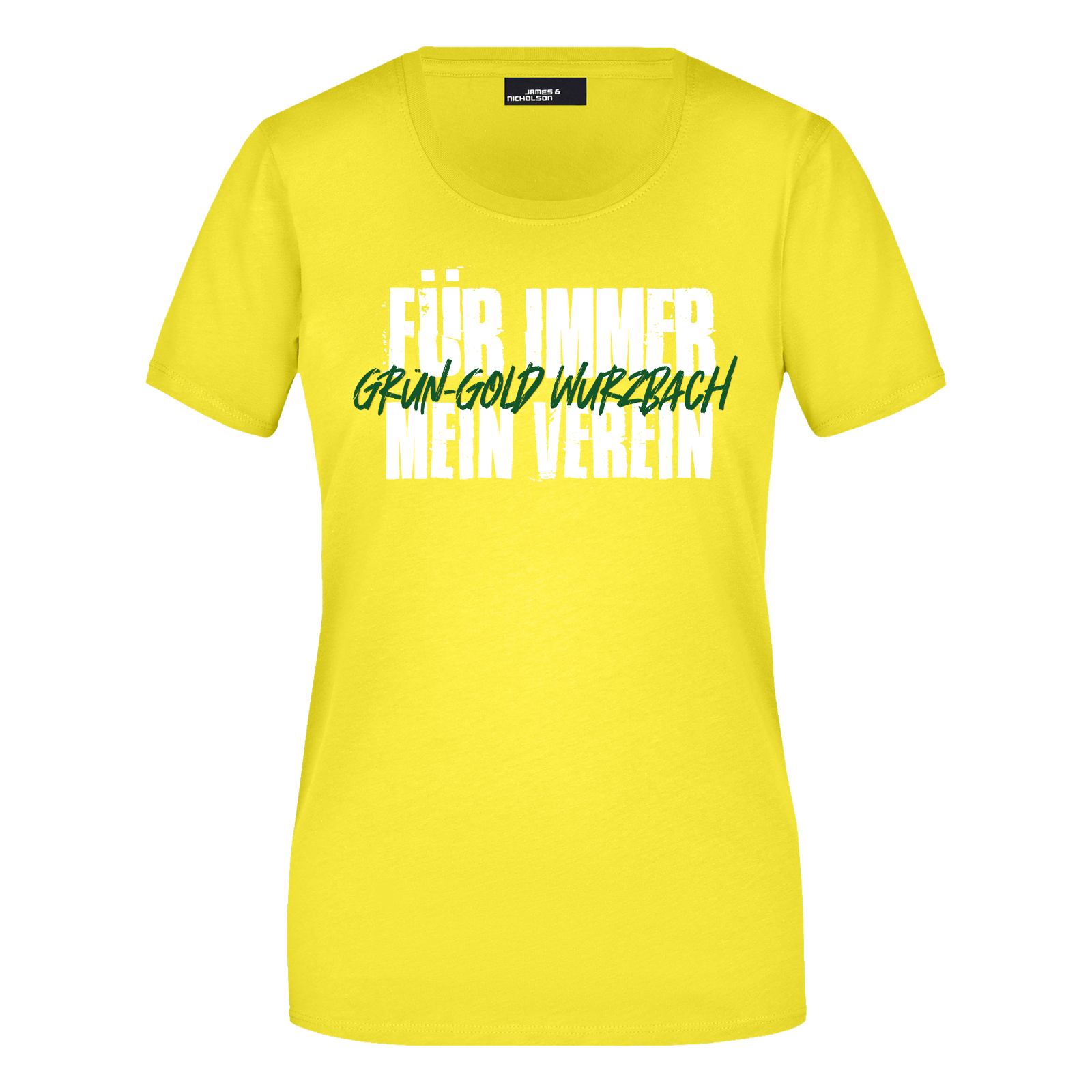 Grün-Gold Wurzbach T-Shirt "Für Immer" Damen
