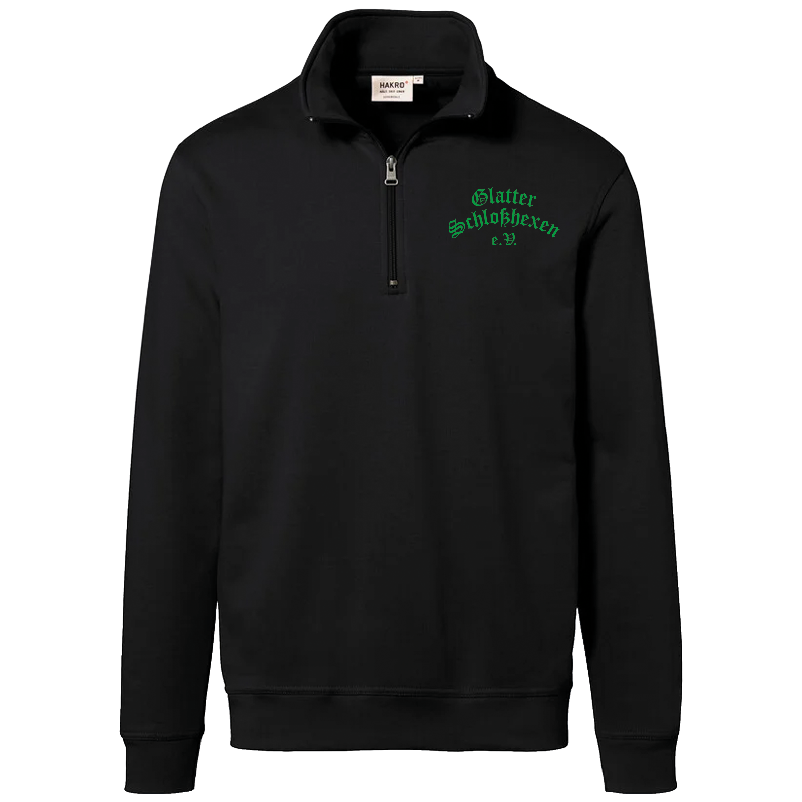 Glatter Schlosshexen HAKRO Zip-Sweatshirt Premium