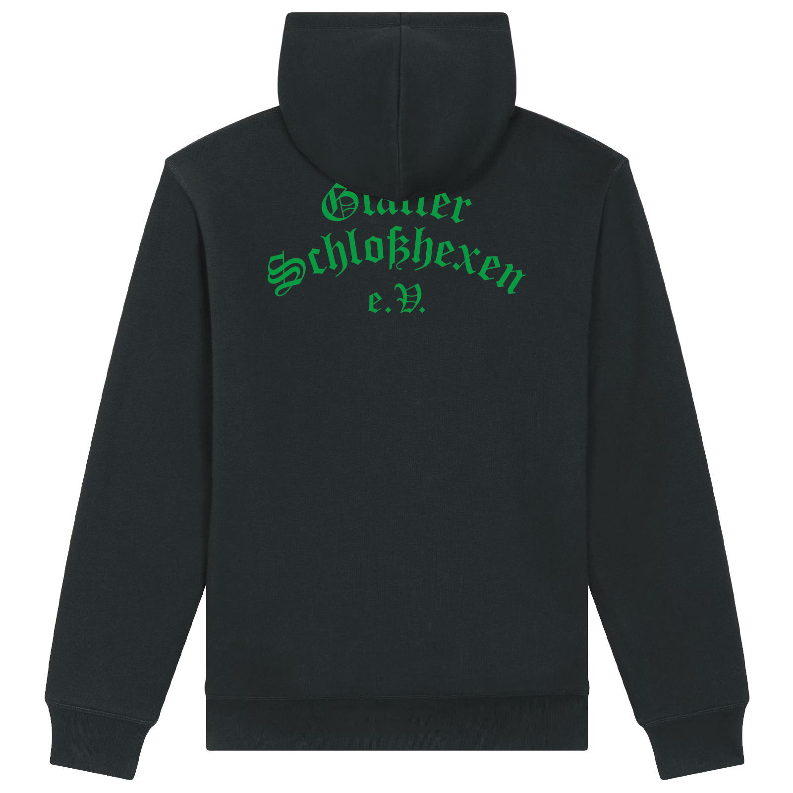 Glatter Schlosshexen Unisex-Zip-Hoodie mit Sherpa-Futter