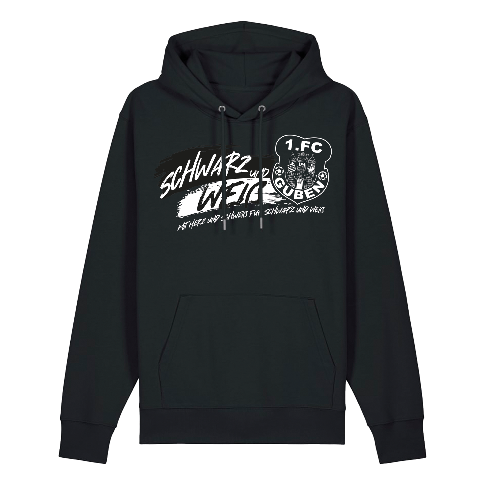 Guben Hoody "Schwarz&Weiss"
