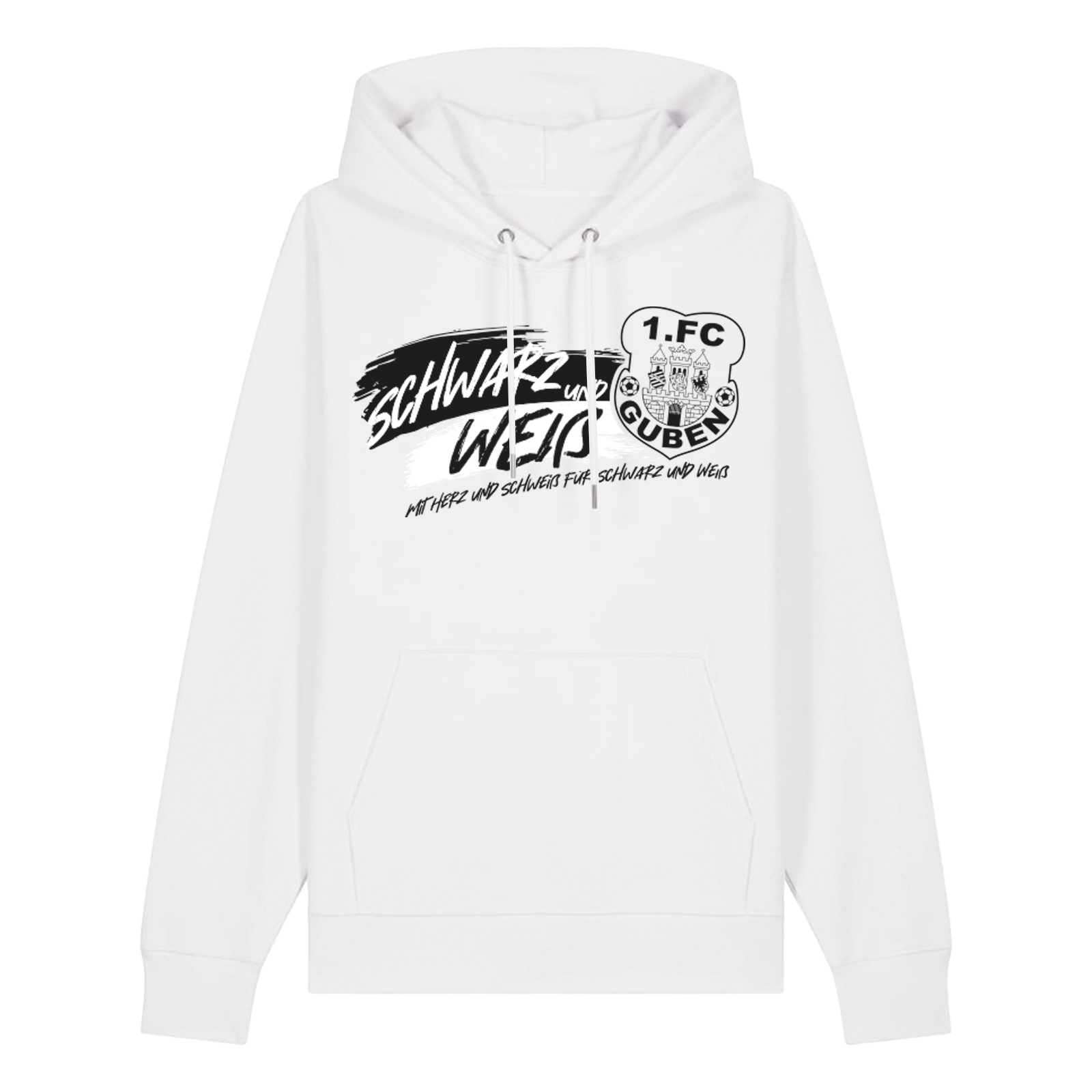 Guben Hoody "Schwarz&Weiss"