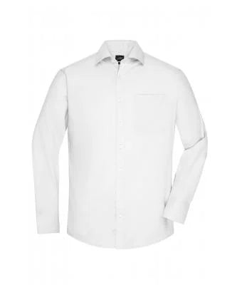 Men's Shirt Longsleeve Micro-Twill (white)