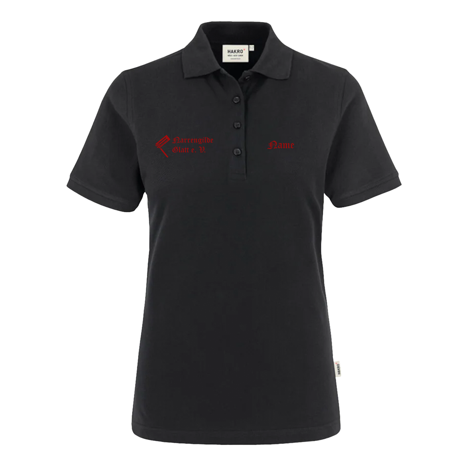 Narrengilde Glatt Damen Poloshirt "Pechkneacht"