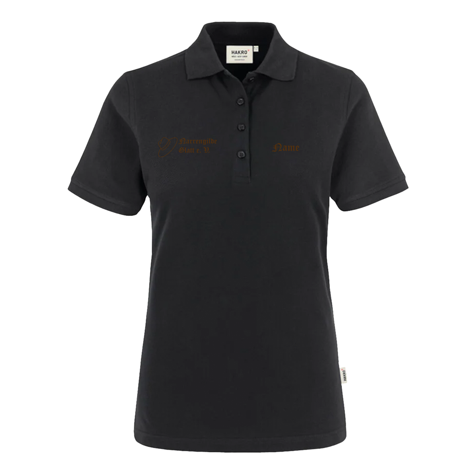 Narrengilde Glatt Damen Poloshirt "Glattal Flößer"