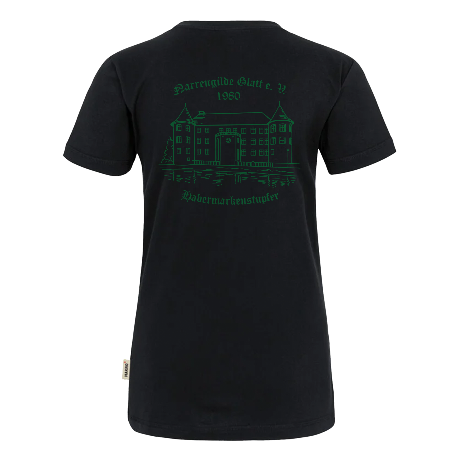 Narrengilde Glatt Damen T-Shirt "Habermarkenstupfer"