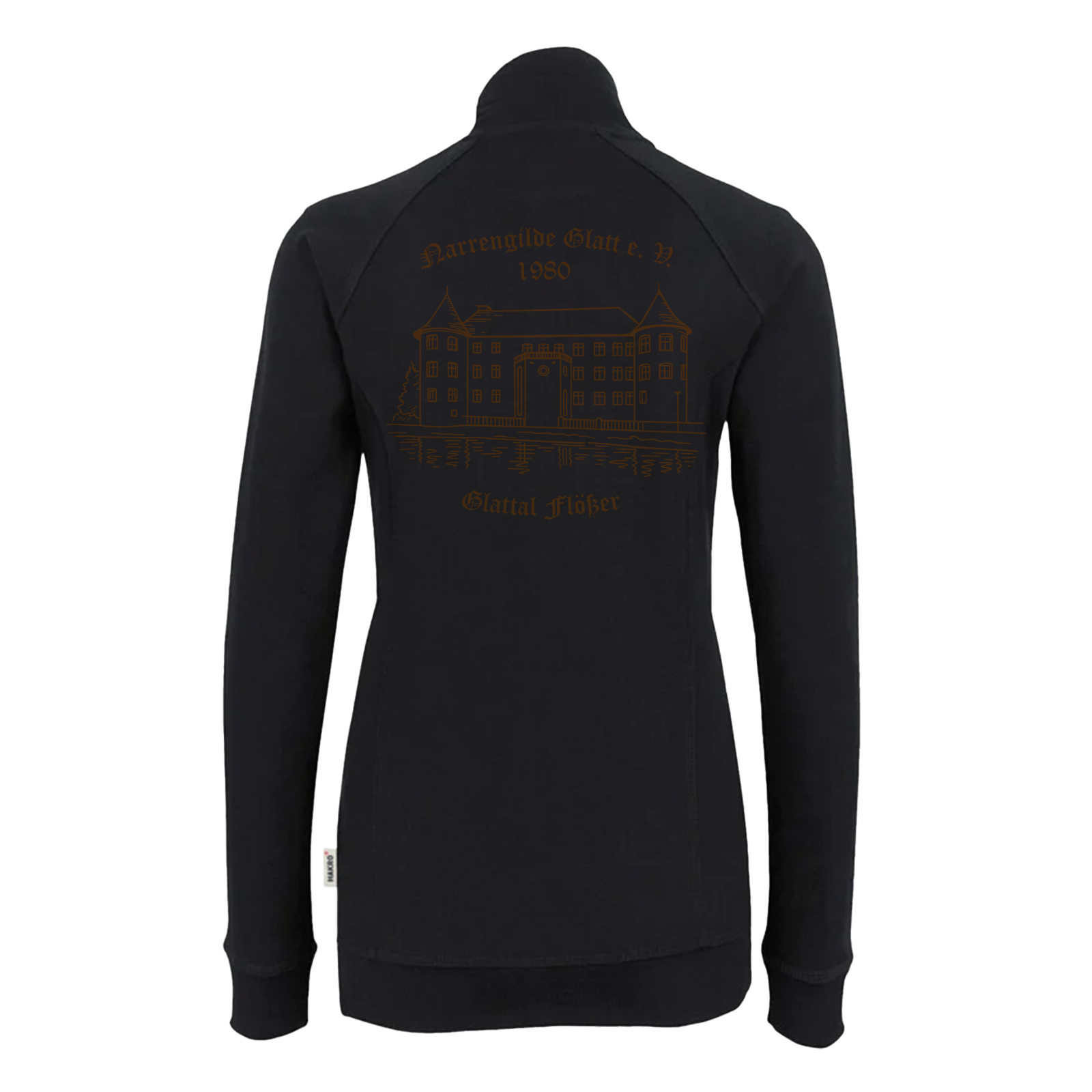 Narrengilde Glatt Damen Sweatjacke "Glattal Flößer"