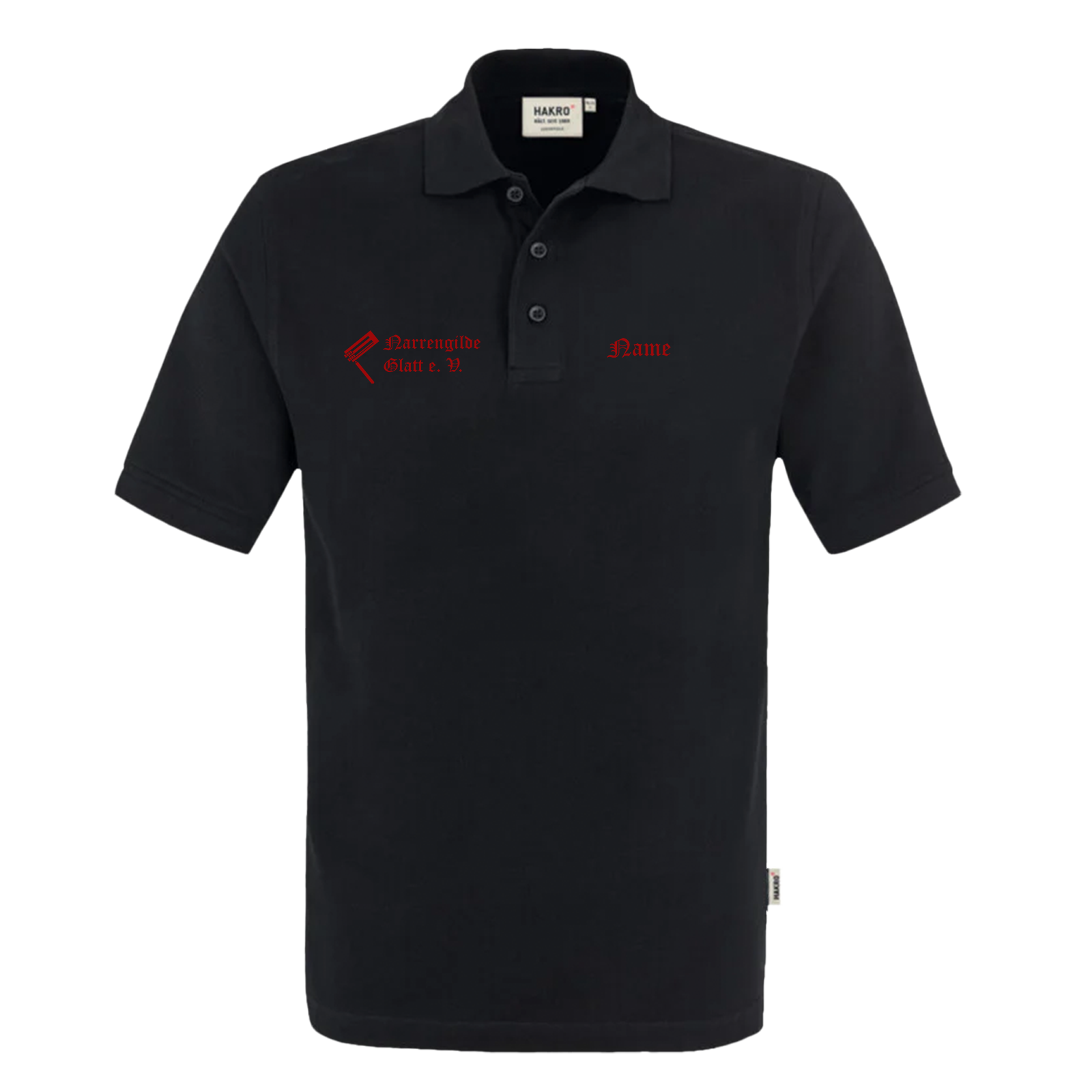 Narrengilde Glatt Herren Poloshirt "Pechkneacht"
