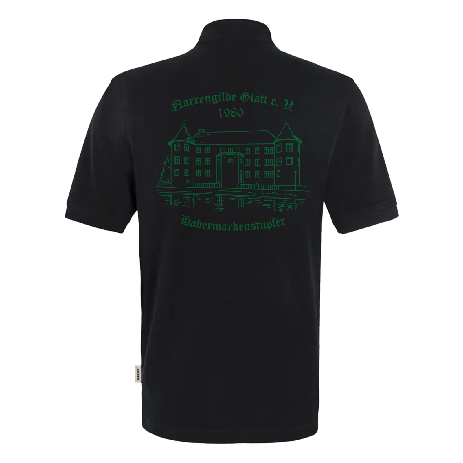 Narrengilde Glatt Herren Poloshirt "Habermarkenstupfer"