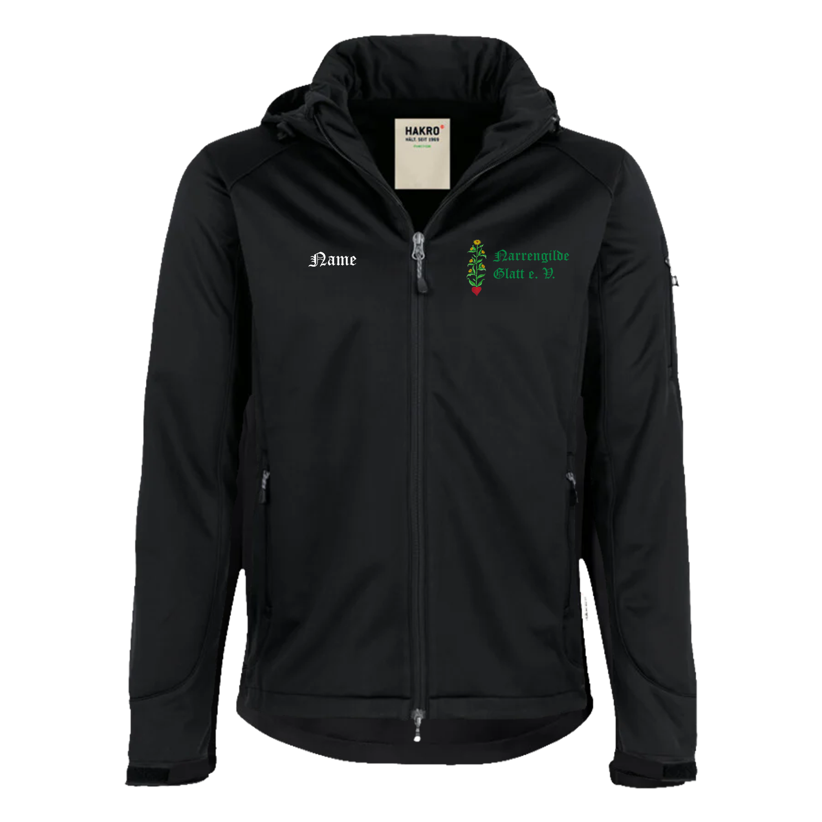 Narrengilde Glatt Softshelljacke "Habermarkenstupfer"