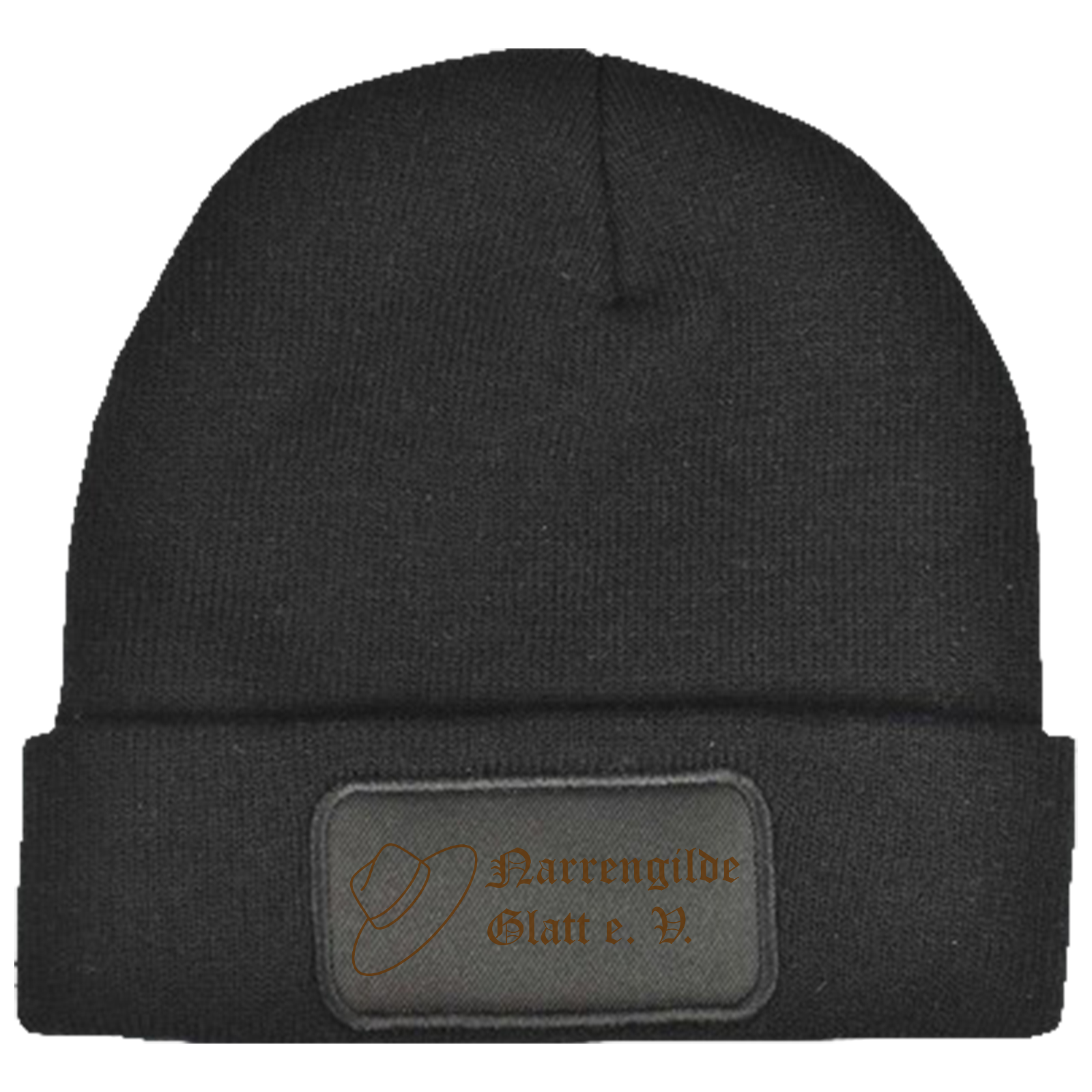 Narrengilde Glatt Strickmütze "Beanie" Glattal Flößer