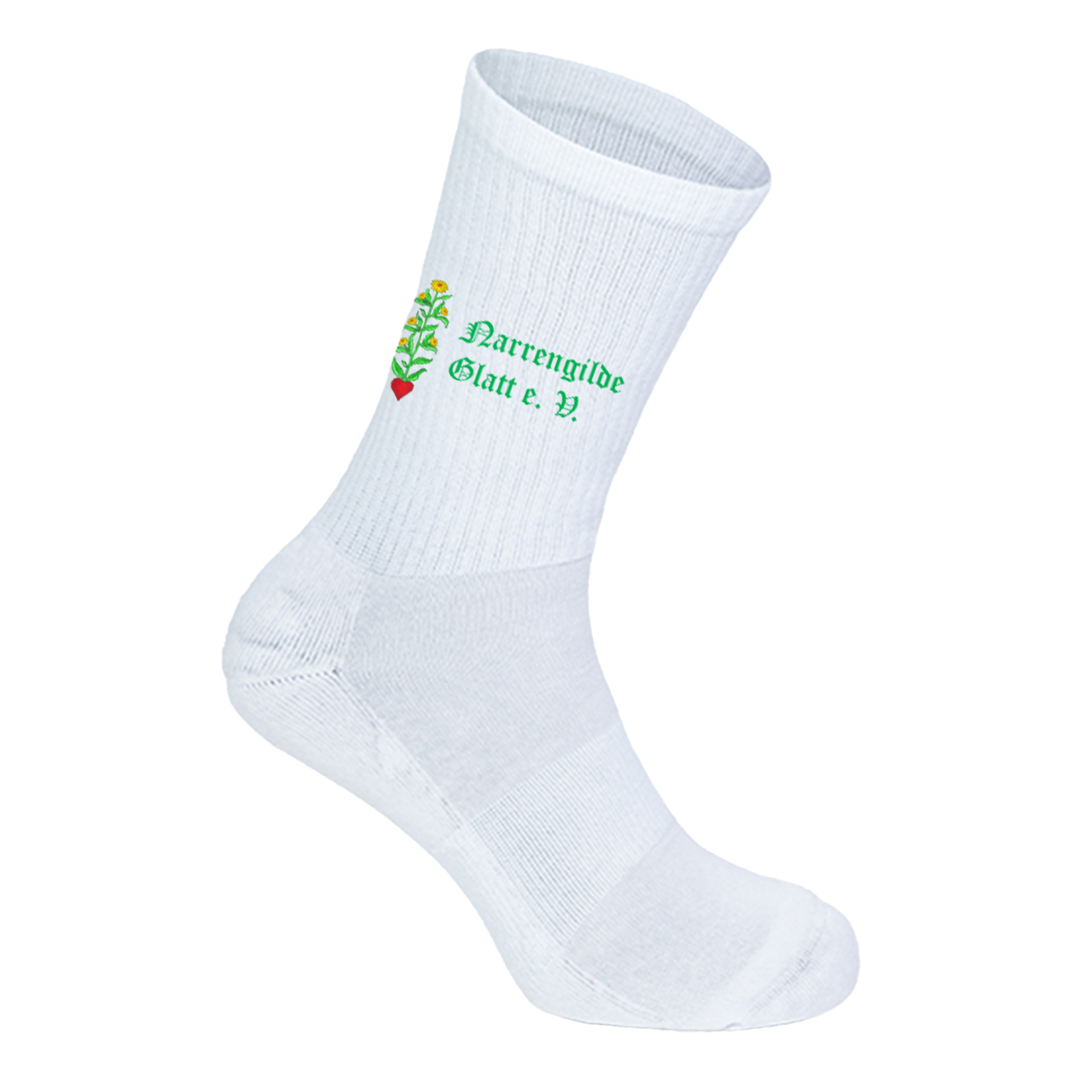 Narrengilde Glatt Tennissocken "Habermarkenstupfer"
