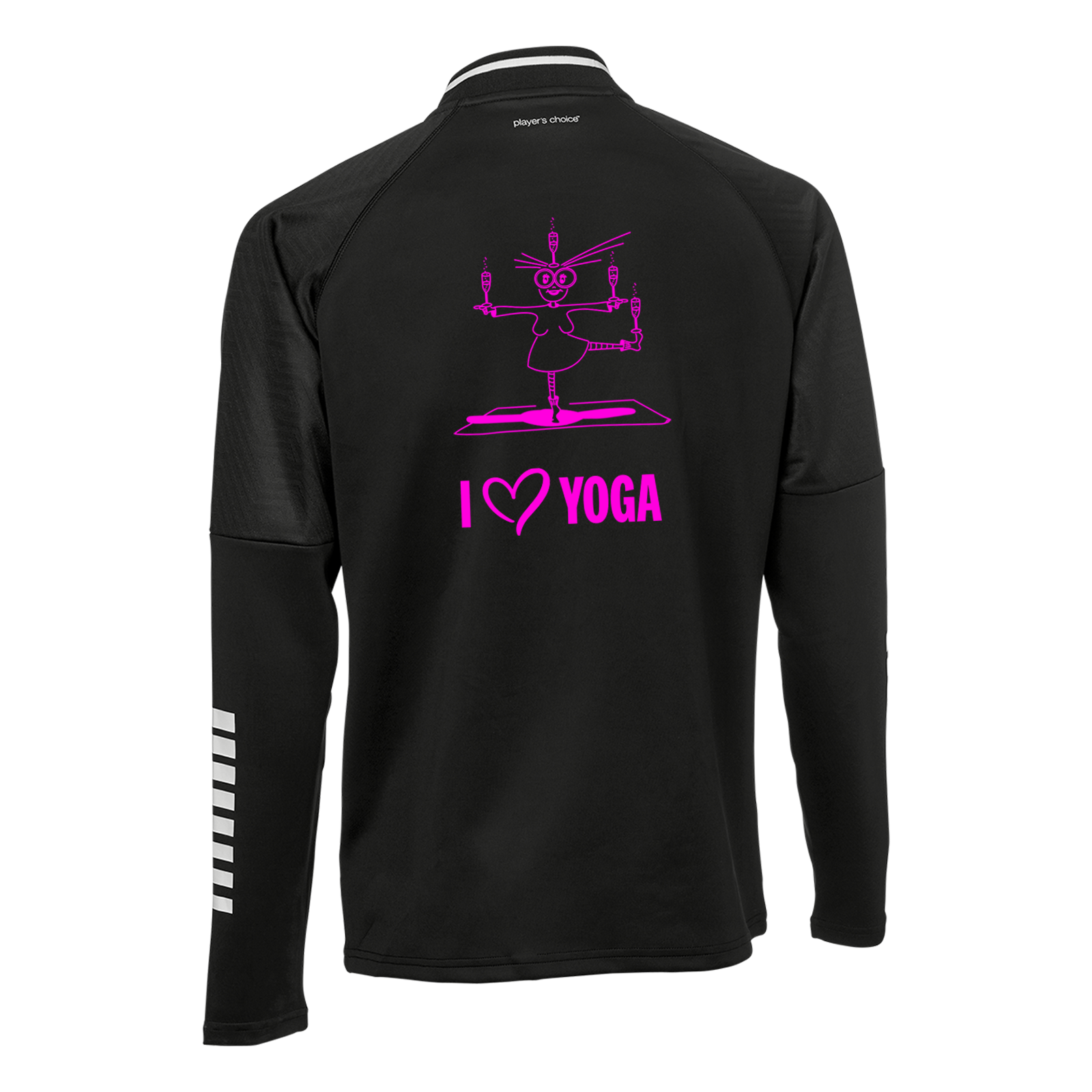 Die Trainingsjacke der Yoga Gruppe