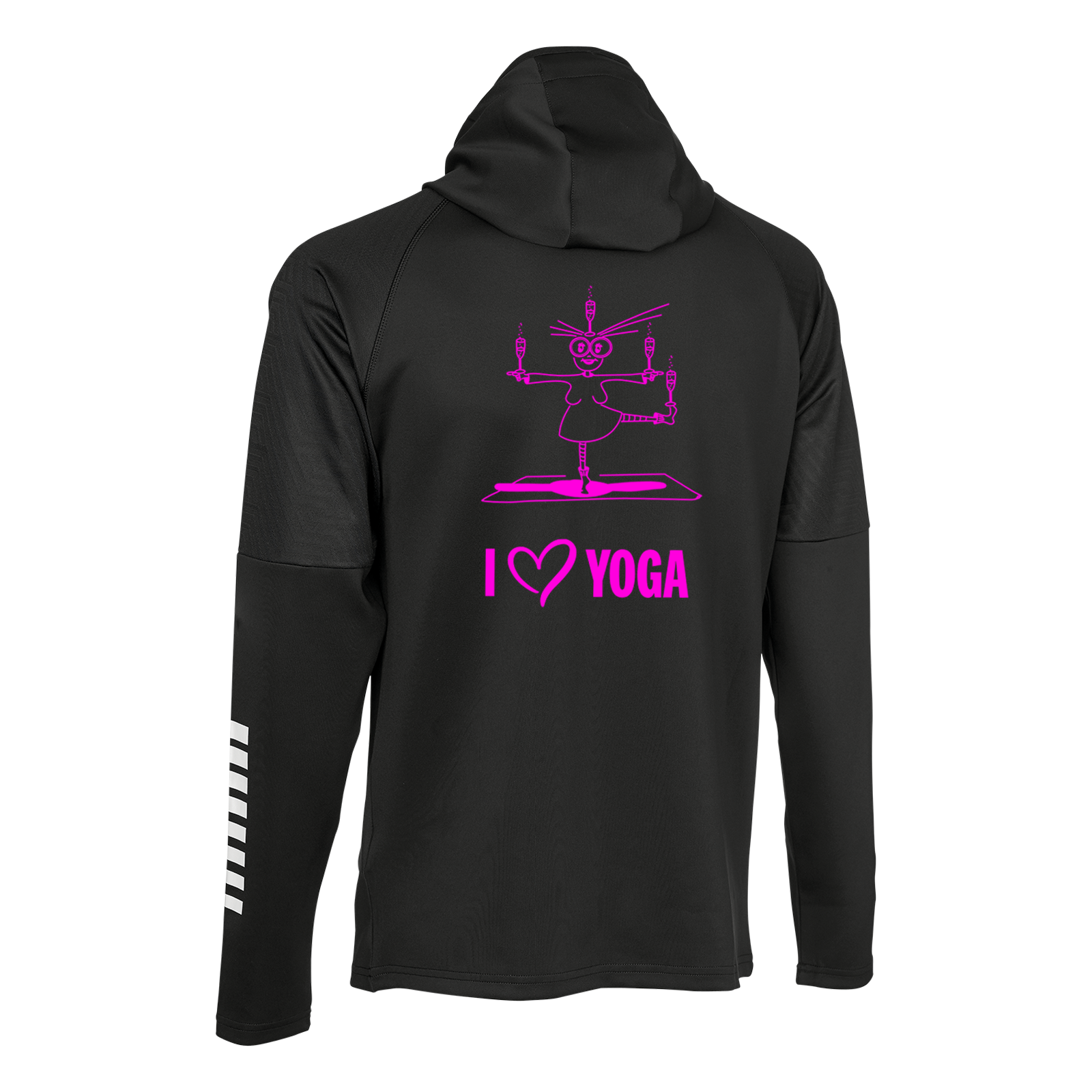 Die Kapuzenjacke der Yoga Damen