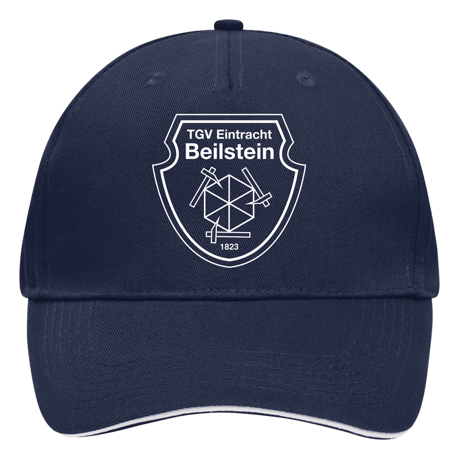 TGV E. Beilstein 5 Panel Cap "Navy-weiß"
