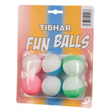 Fun Balls zweifarbig 6er-Pack